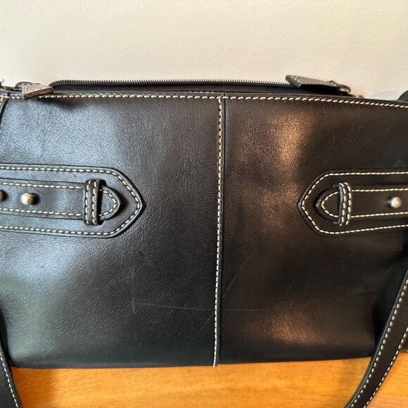 Etienne Aigner black leather shoulder bag - Picture 5 of 5